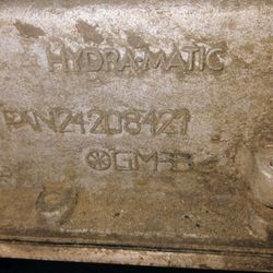 GM) Hydramatic 4L80E automatic transmission assembly. 