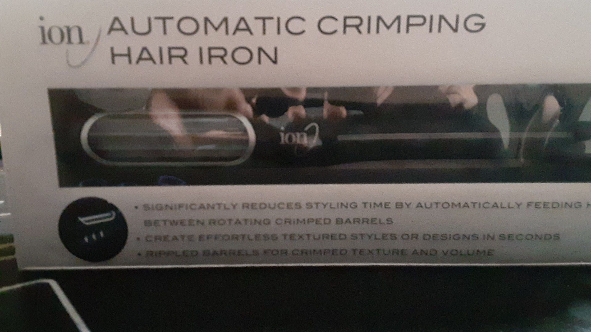 Crimping hair iron