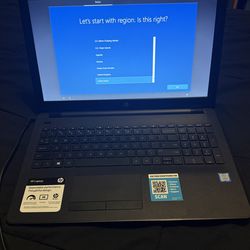 HP 15” Laptop – Intel Core i5 8th Gen – Windows 10 Reset – Charger Included