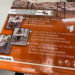 Portable Adjustable Height Table