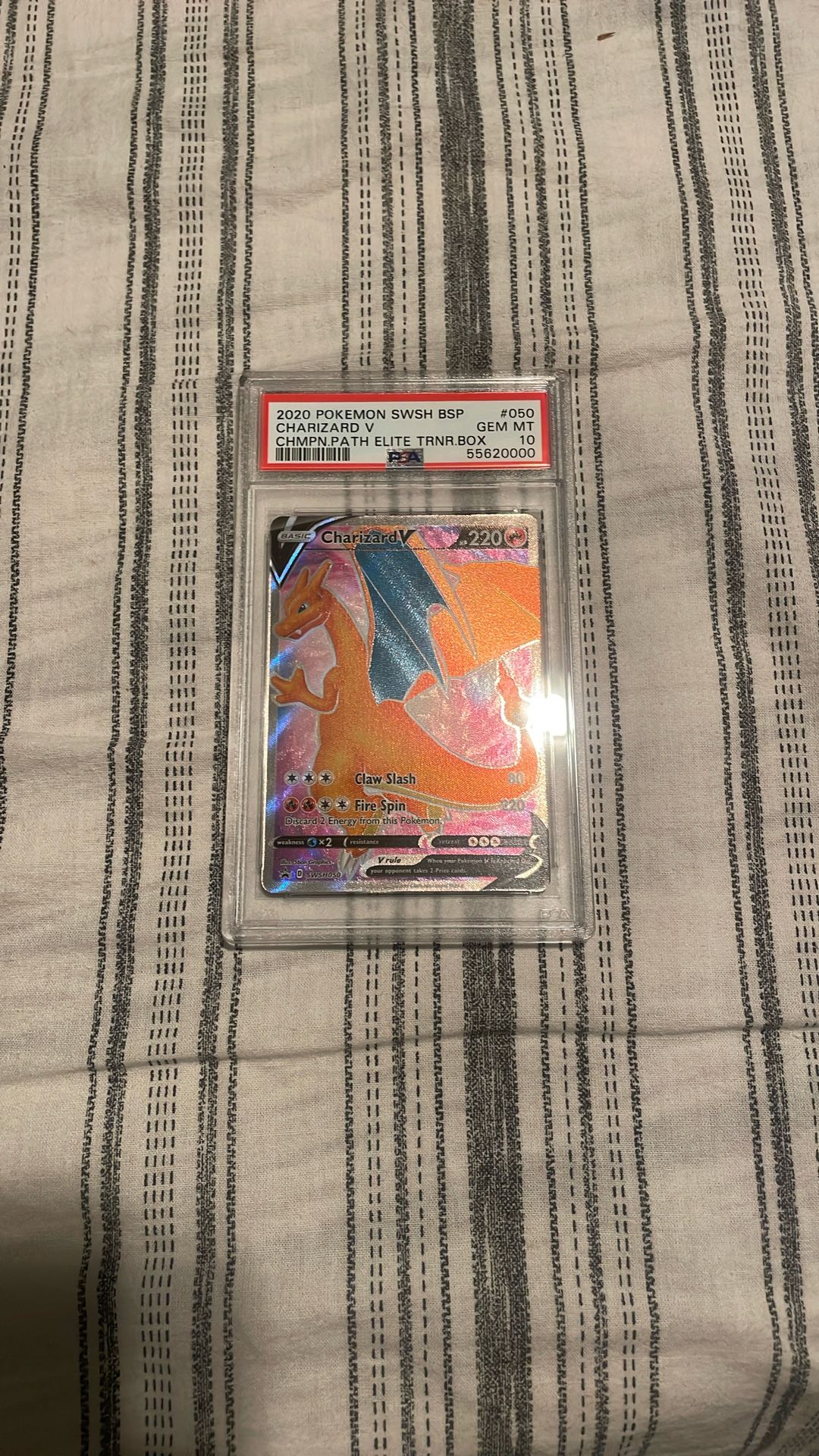 Charizard V Champion Path PSA 10