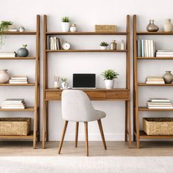 Bookshelf With Desk