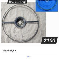 1954 Chevrolet Car Steering Wheel Horn Ring 
