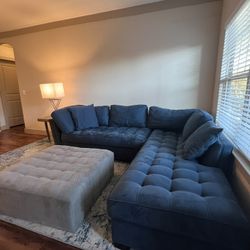 3 Pc - Right Arm Sleeper Sectional