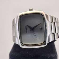 Nixon The Player Men's All Stainless Steel Real Diamond Accent Quartz Watch