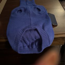 Bright Blue Dog Sweater