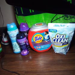 Tide Pods Stain Remover Oxi Clean Scent Boosters