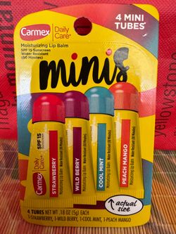 Carmex moisturizing lip balm