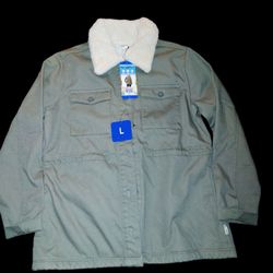 Hang Ten Solid Lightweight Jacket Green, L