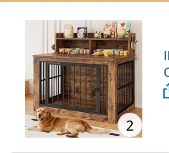 Large Dog Crate Assembled