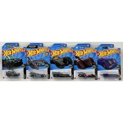 2021 Hot Wheels Lot of 5 DC Batman Batmobile Diecast 1:64 Cars