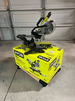 RYOBI 10 Amp Corded 7-1/4 in. Compound Sliding Miter Saw