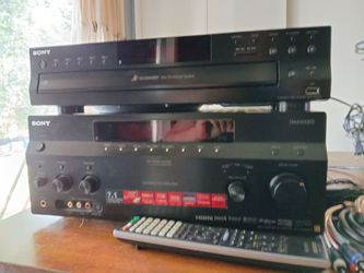 Sony STR-DA4400ES  high-end 7.1-channel home reciever  /  Sony CDP-CE500 5-Disc CD Changer Player i