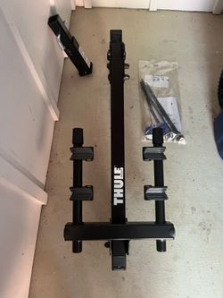 THULE hitch bike rack with hitch extension brand new