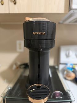 Nespresso Vertuo Next Coffee Machine – Black & Rose Gold