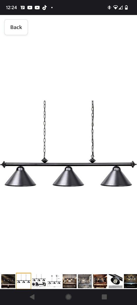 $75 WELLMET HANGING LIGHT