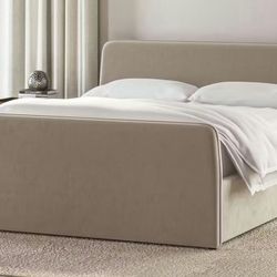 Queen Size Bedframe And Headboard - Saatva 