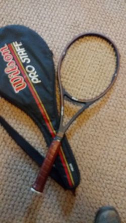 Vintage Wilson pro staff tennis racket...!!!
