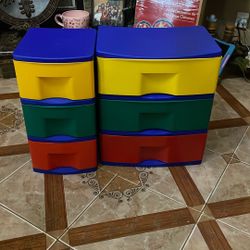 Multicolor 3- Drawers Storage 