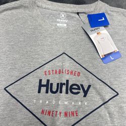 New Hurley Long Sleeve T-Shirts- Men’s L!  
