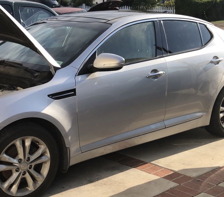 Los Optima 2013 Rear Bumper Silver