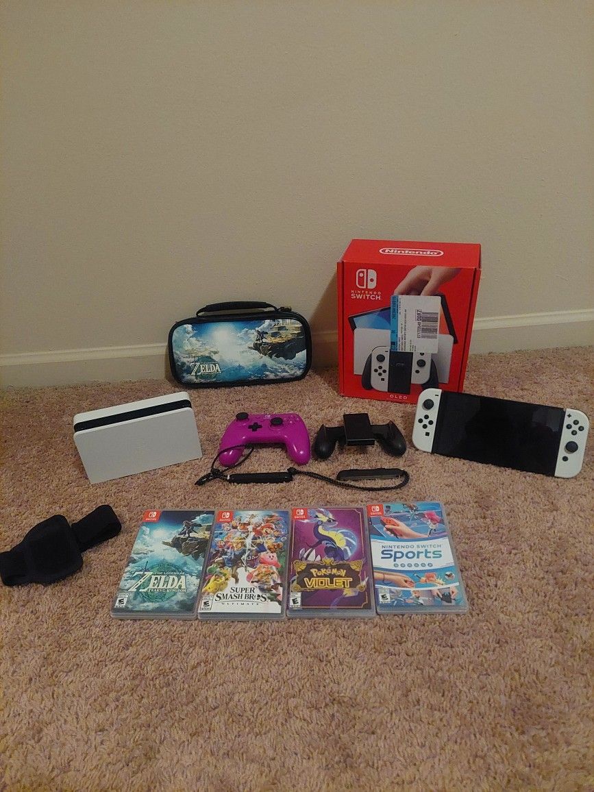 Nintendo Switch Oled With Everything