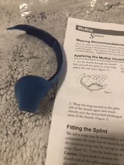 MCKIE THUMB SPLINT