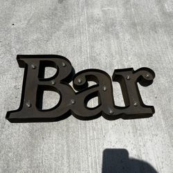 Bar Sign- Lights Up 