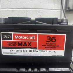 OEM ford H6 battery 610 CCA