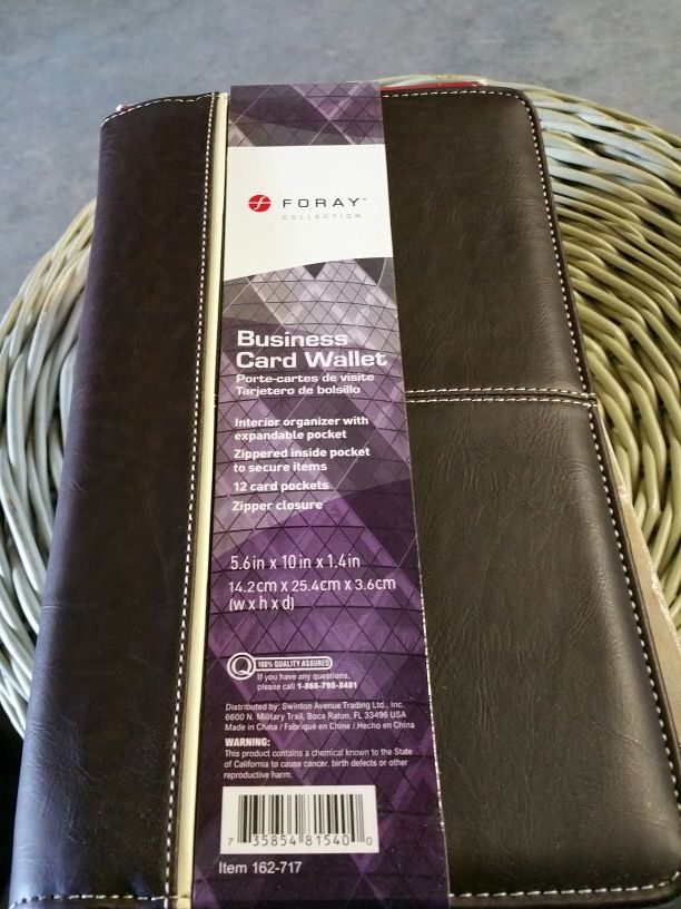 Brand new FORAY BUSINESS CARD WALLET