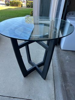 Round table glass top
