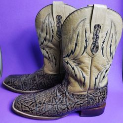 9 1/2 vintage art print featuring an elephant, titled "9 1/2 Arango: Print Elephant Vintage Orix." This unique piece showcases a print of an elephant,