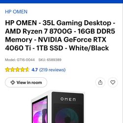 HP OMEN 35L Gaming Desktop 