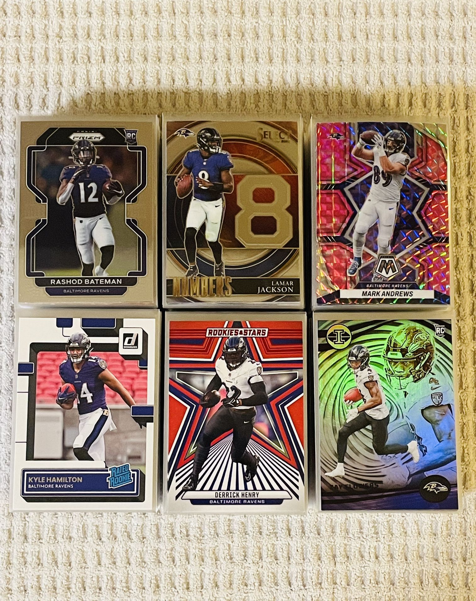 Baltimore Ravens 305 Card Football Lot!