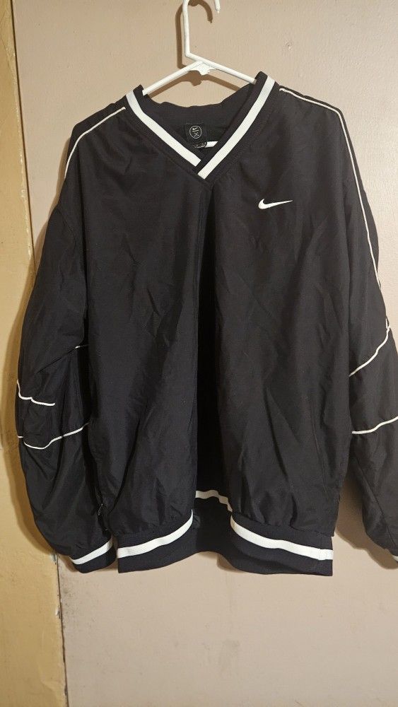 Vintage Sweatshirt Nike Golf Black Y2K big logo