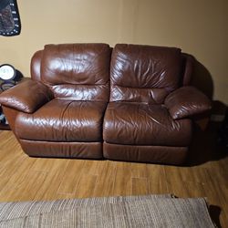 2 Classic Home Furnishing Recliner Loveseat-Leather

