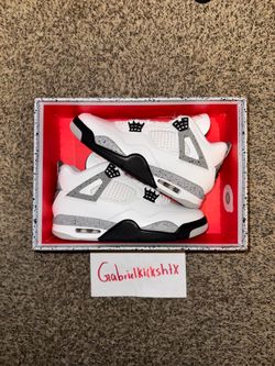 Jordan 4 White cement 2025 Size 8.5