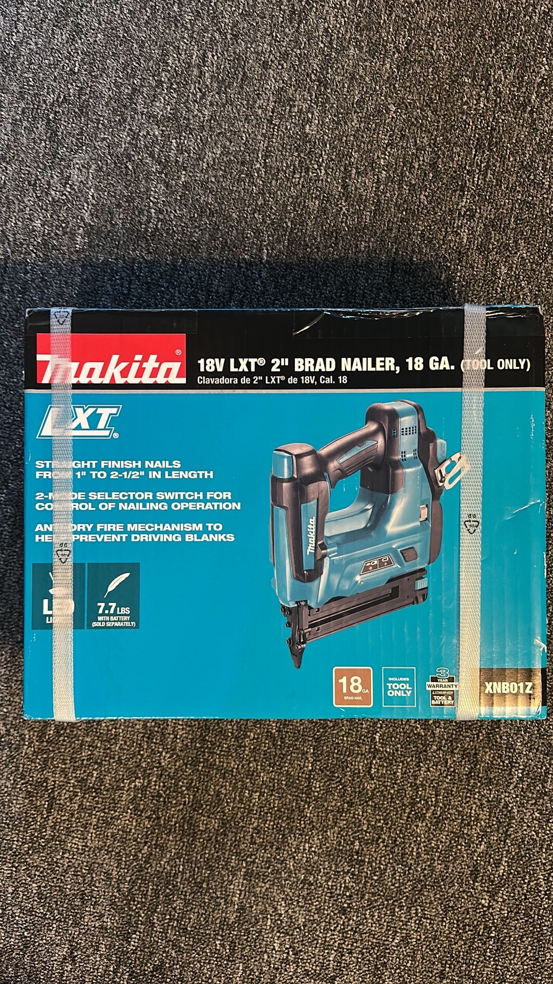 Makita 18V LXT Lithium-Ion 18-Gauge Cordless Brad Nailer (Tool-Only)