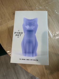 Purple Pyro Pet Candle