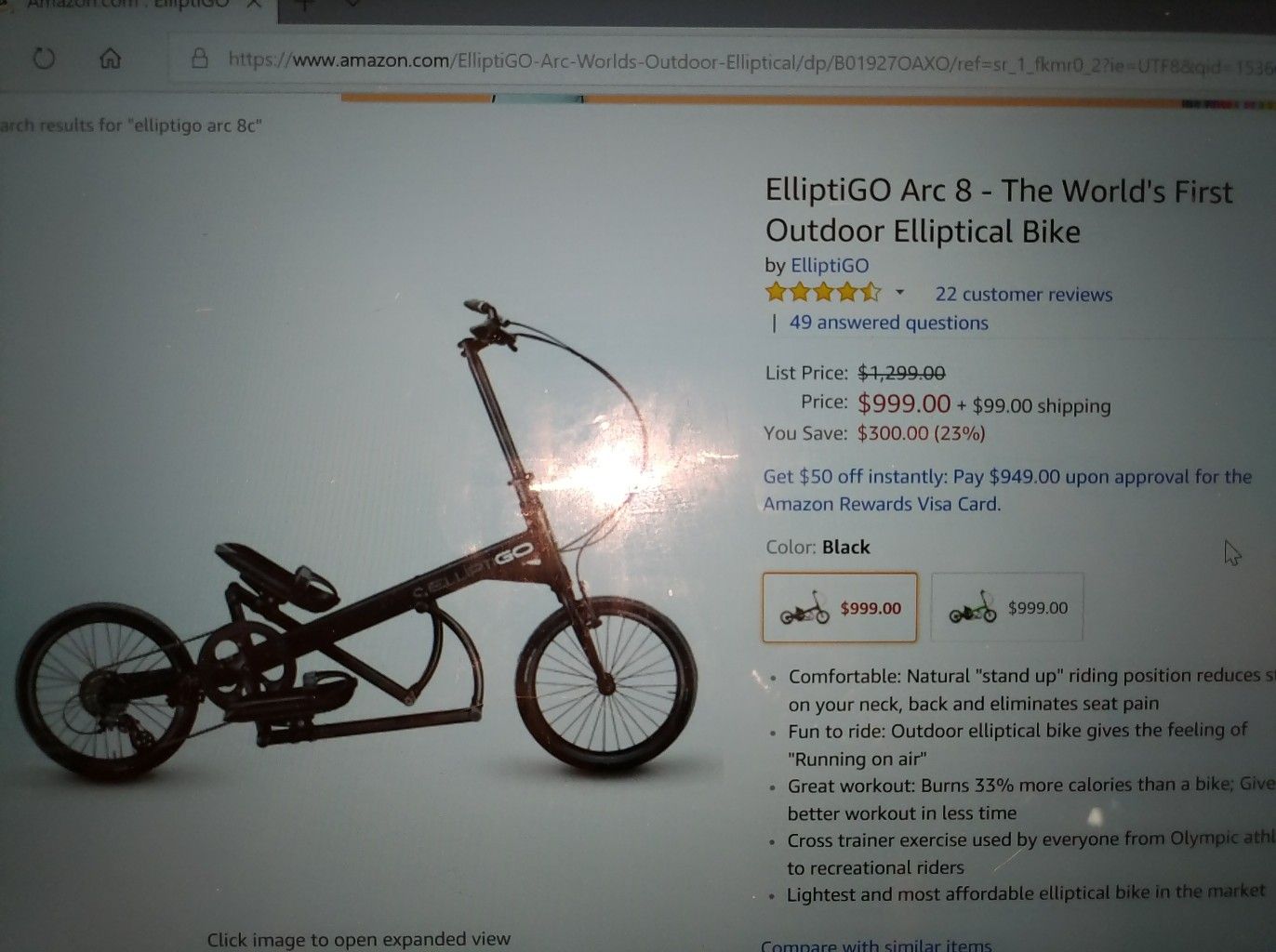 Elliptigo arc 2025 8 for sale