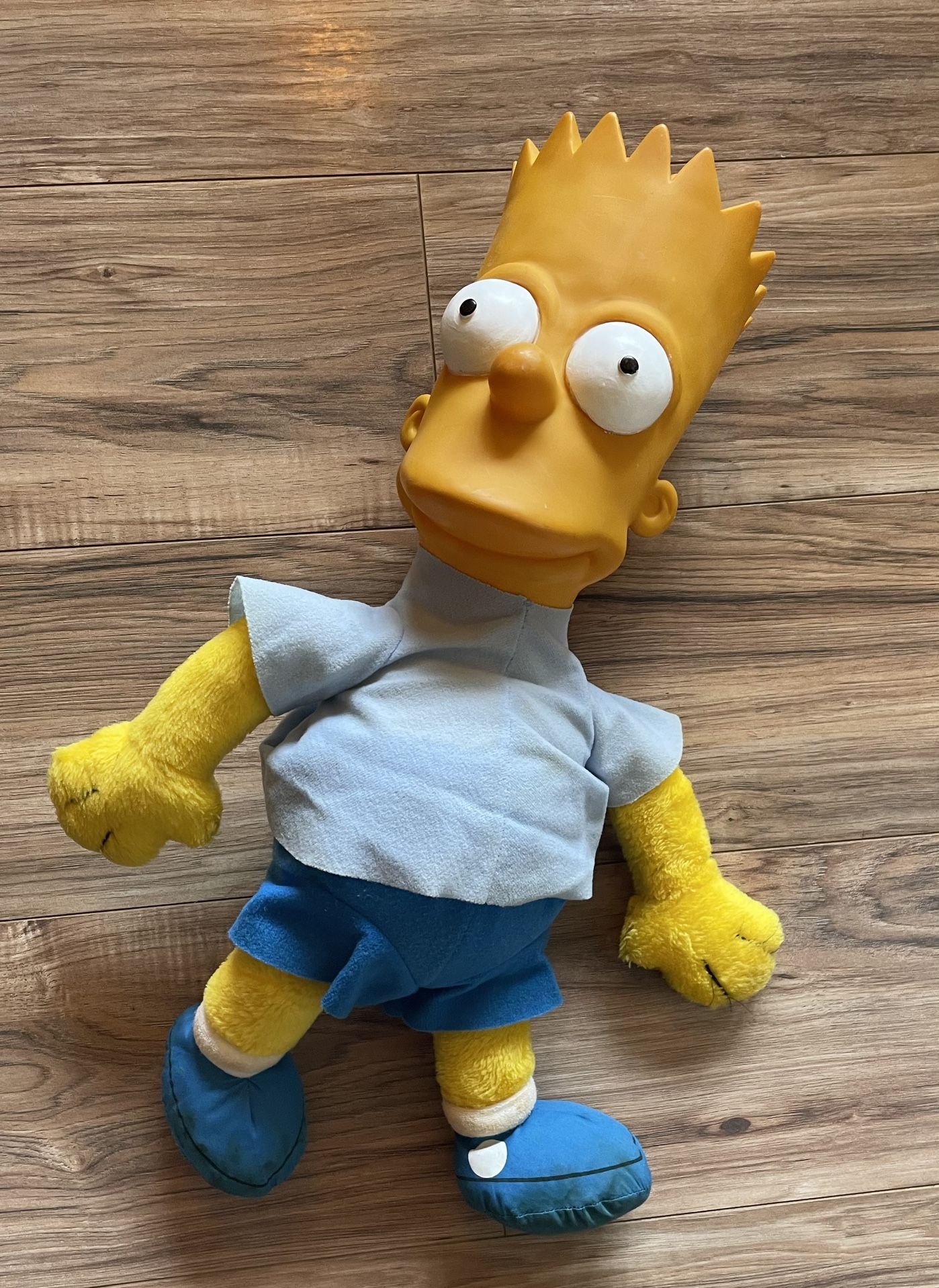 1990 Plush Large Bart Simpson Toy