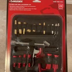 Husky 19 Piece Air Tool Accessory Kit 