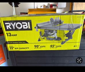 Ryobi 8-1/4” Compact Table Saw