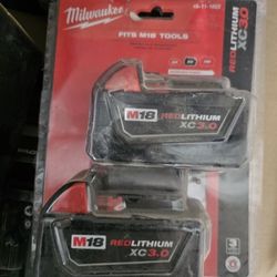 Milwaukee M18 XC 3.0 AH Battery (2-Pack)