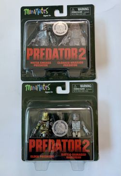Predator 2 Minimates Toys-R-Us Exclusive Set 4 Figure Lot MOC