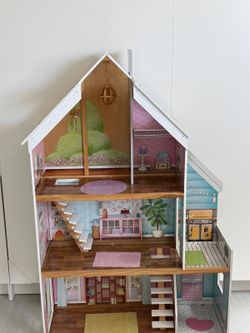 3-Story Wooden Dollhouse