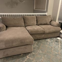 Gray Couch Sectional 