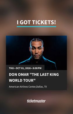 Don   Omar          tickets