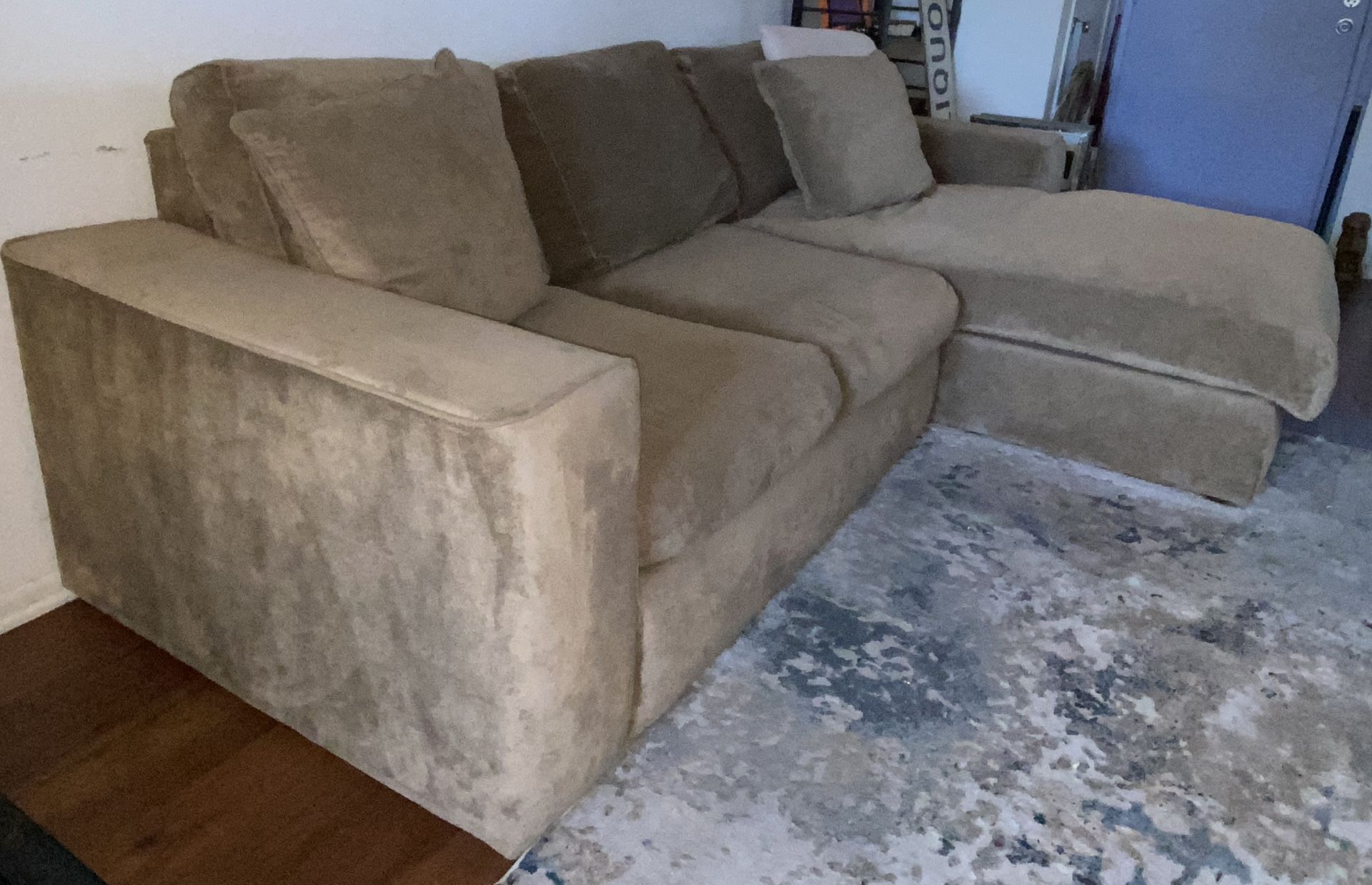 Free Chaise Sectional Sofa
