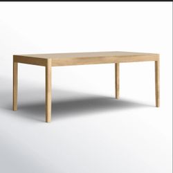Oak Wood Dining Table 
